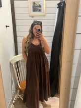 Load image into Gallery viewer, Leanna Tiered Maxi Dress - Mahogany
