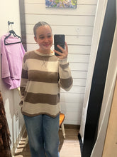 Load image into Gallery viewer, Sunday Stroll Striped Sweater
