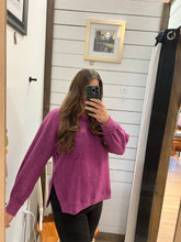 Load image into Gallery viewer, Crisp Morning Sweater - Lt Plum
