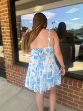 Load image into Gallery viewer, Blue Tide Mini Dress
