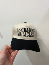 Load image into Gallery viewer, He Does Miracles Canvas Hat
