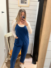 Load image into Gallery viewer, Carson Relaxed Jumpsuit - Navy
