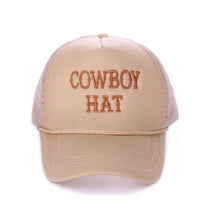 Load image into Gallery viewer, Cowboy Trucker Hat
