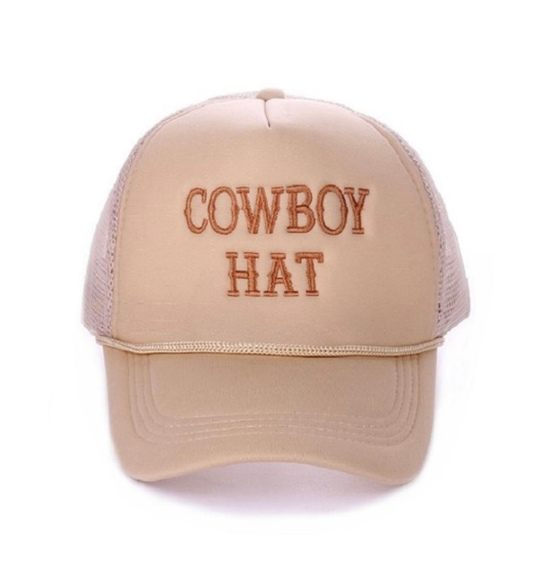 Cowboy Trucker Hat
