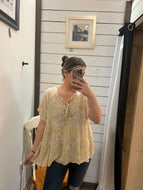 Flower Pickin Ruffle Top