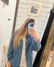 Load image into Gallery viewer, Oversized Denim Jacket
