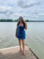 Rock the Jukebox Tiered Mini Dress