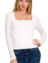 Load image into Gallery viewer, Square Neck Longsleeve Basic
