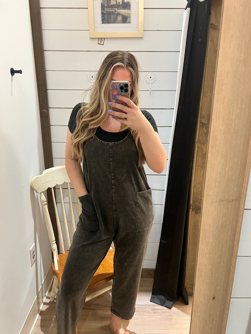 Hunter Relaxed Jumpsuit - Ash Black