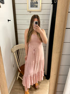 Rosette Maxi Dress