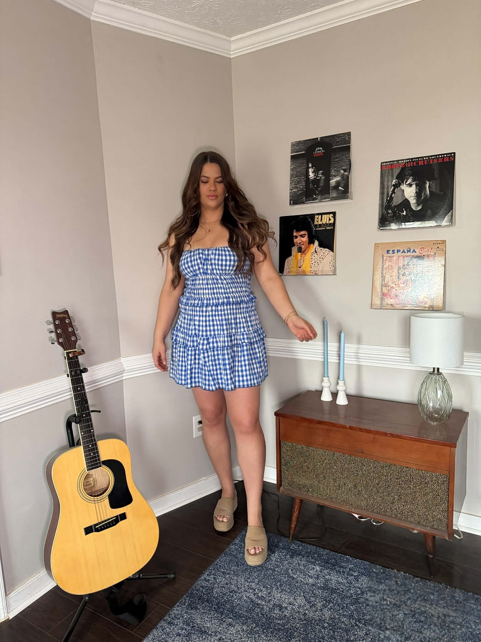 bluebell gingham mini dress Bluebell Gingham Mini Dress – Shop Siesta