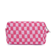 Checkered Makeup Pouch