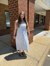 Load image into Gallery viewer, Stripes by the Sea Midi Dress
