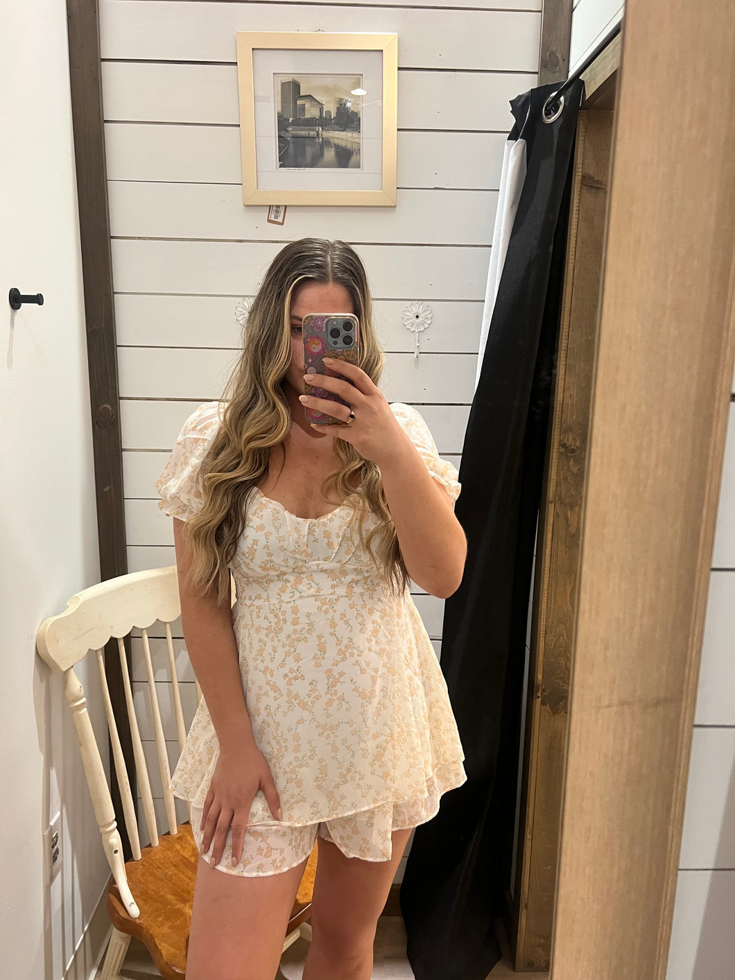 Bottomless Mimosa Romper Dress