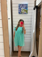 Load image into Gallery viewer, Mint to Be T-shirt Dress
