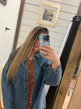 Load image into Gallery viewer, Oversized Denim Jacket
