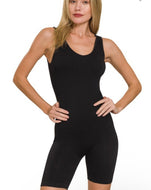 Ribbed Seamless Athletic Romper