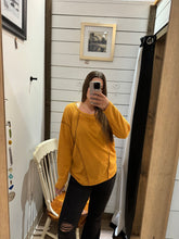 Load image into Gallery viewer, Harvest Lightweight Waffle Sweater
