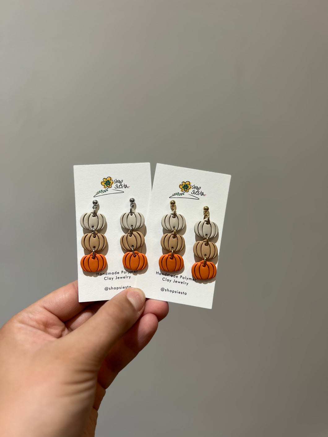 Pumpkin Trio Dangles
