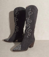 Phoenix - Studded Cowboy Boots