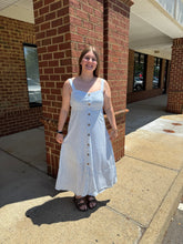 Load image into Gallery viewer, Stripes by the Sea Midi Dress
