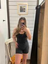 Load image into Gallery viewer, On the Go Romper - Ash Black
