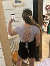 Load image into Gallery viewer, Lavender Crochet Crop Top
