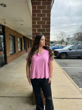 Load image into Gallery viewer, Not So Basic Candy Pink Tee
