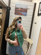 Load image into Gallery viewer, Corduroy Puffer Vest
