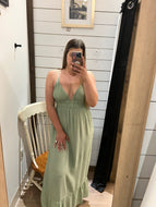 Cancun Maxi Dress - Moss