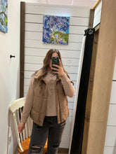 Load image into Gallery viewer, Cinnamon Sugar Puffer Vest
