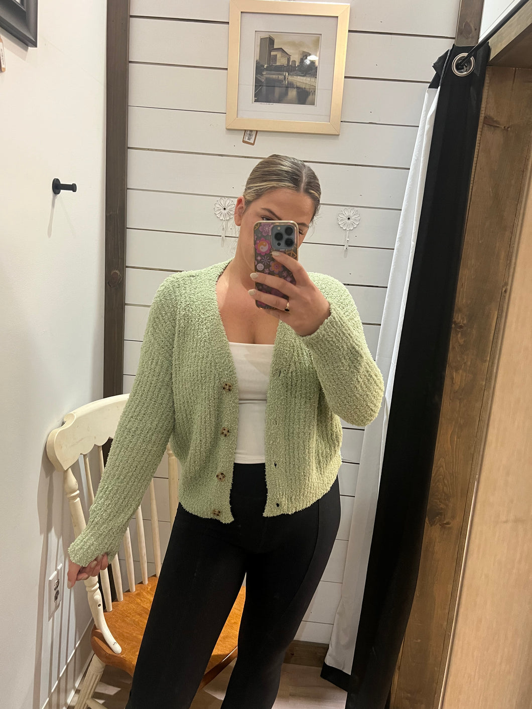 Annie Fuzzy Cardigan