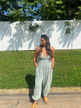 Load image into Gallery viewer, Natural Earth Gauze Jumpsuit
