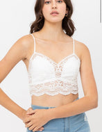 Lace Bralette- White