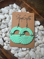 Mint Sunrise Dangles