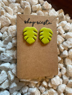 Monstera Studs